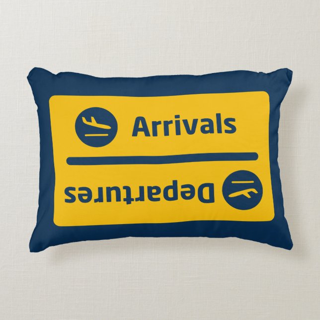 Ankunft/Abfahrt Dekokissen (Vorderseite)