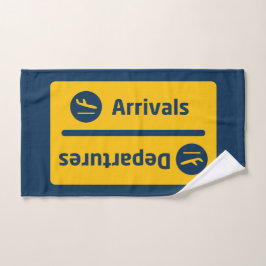 Ankunft/Abfahrt Handtuch