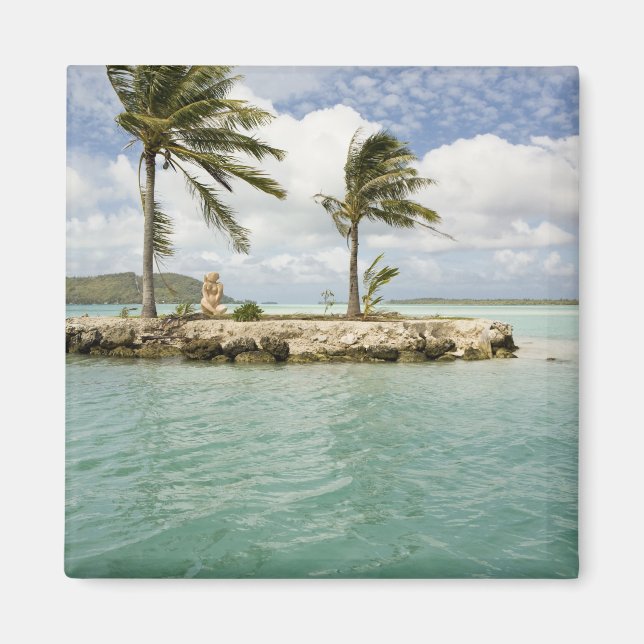 Ankunft am Flughafen in Bora Bora Magnet (Vorne)