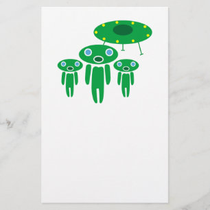 Ankunft der Außerirdischen Flyer