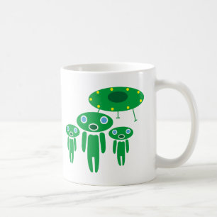 Ankunft der Außerirdischen Kaffeetasse