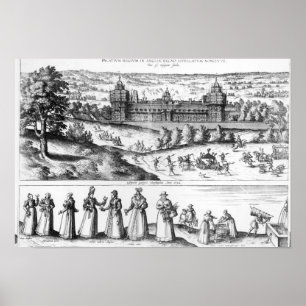 Ankunft der Königin Elizabeth I Poster