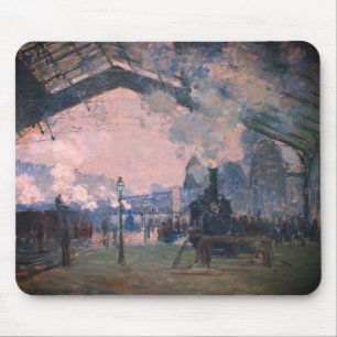 Ankunft der Normandie Bahn, Gare Saint-Lazare: Mousepad