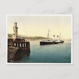Ankunft des Boulogne-Bootes, Folkestone, England s Postkarte