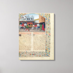 Ankunft des Kaisers Charles IV Leinwanddruck