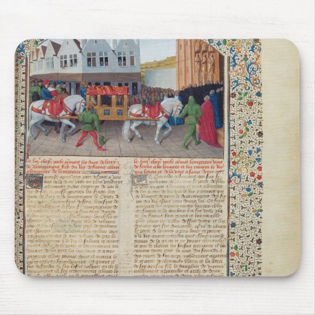 Ankunft des Kaisers Charles IV Mousepad (Vorne)