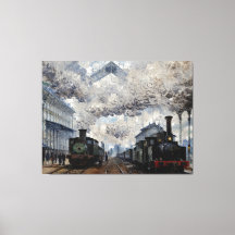 Ankunft des Zuges in der Normandie