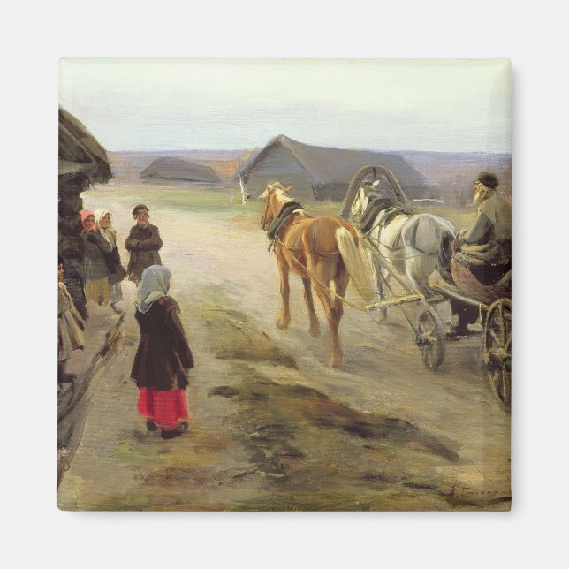 Ankunft einer Schulmeisterin im Land Magnet (Vorne)