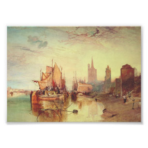 Ankunft eines Packet Boats durch Joseph Turner Fotodruck