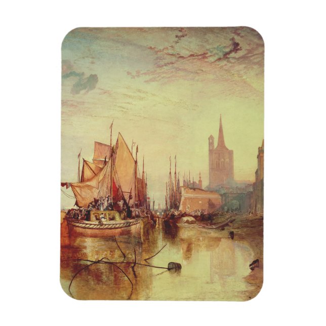 Ankunft eines Packet Boats durch Joseph Turner Magnet (Vertikal)