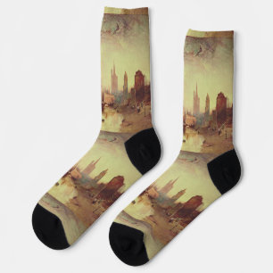 Ankunft eines Packet Boats durch Joseph Turner Socken