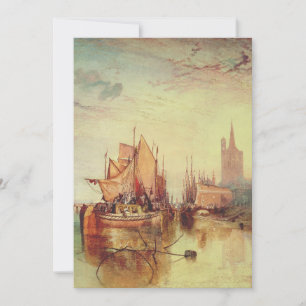 Ankunft eines Paketbootes von Joseph Turner Einladung