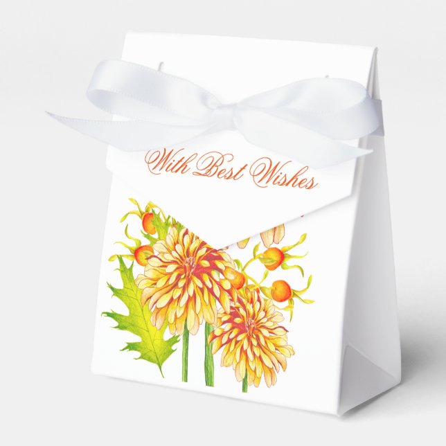 Ankunft im Herbst auf einer VIP-Box Geschenkschachtel (Vorderseite)