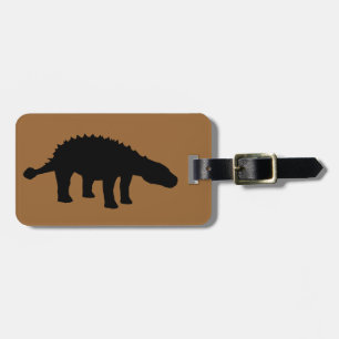 Ankylosaurus Dino Dinosaur Silhouette Gepäckanhänger
