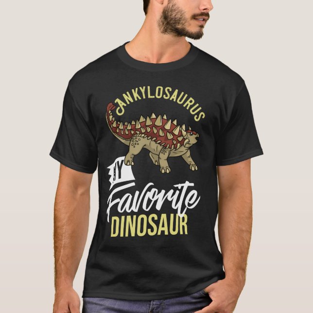 Ankylosaurus Dinosaur Geschenk Dino Fossil T-Shirt (Vorderseite)