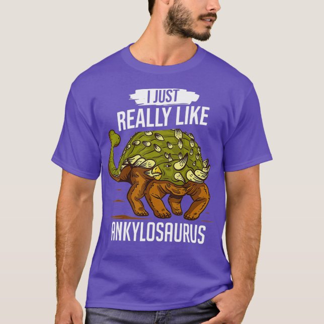 Ankylosaurus Dinosaur Geschenk Dino Fossil T-Shirt (Vorderseite)