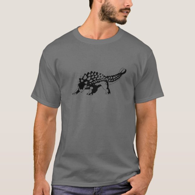 Ankylosaurus Dinosaurier Lover T-Shirt (Vorderseite)