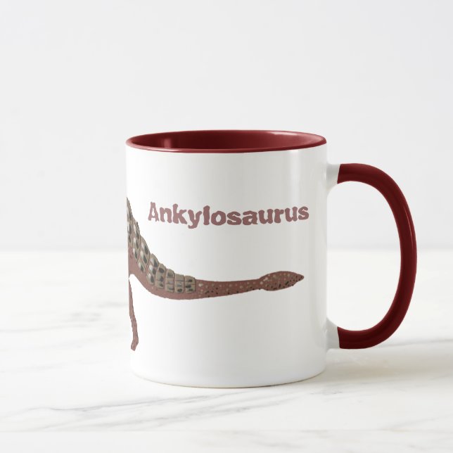 Ankylosaurus-Dinosaurier-Tasse Tasse (Rechts)