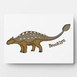 Ankylosaurus gepanzerte Dinosaurier-Abbildung Fotoplatte