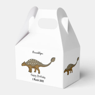 Ankylosaurus gepanzerte Dinosaurier-Abbildung Geschenkschachtel