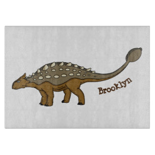 Ankylosaurus gepanzerte Dinosaurier-Abbildung Schneidebrett
