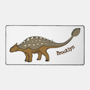 Ankylosaurus gepanzerte Dinosaurier-Abbildung Schreibtischunterlage