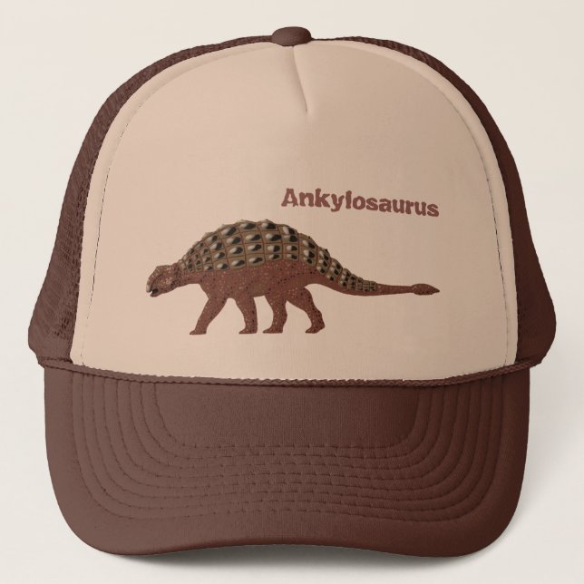 Ankylosaurus-Kappe Truckerkappe (Vorderseite)