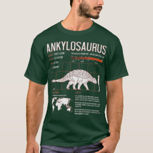 Ankylosaurus T Shirt - Erwachsene Kinder Dinosauri