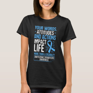 Ankylosierende Spondylitis Monatstag als Krieger T-Shirt