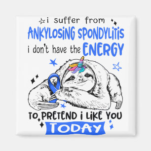 Ankylosing Spondylitis Awareness Montag Band Gesch Magnet
