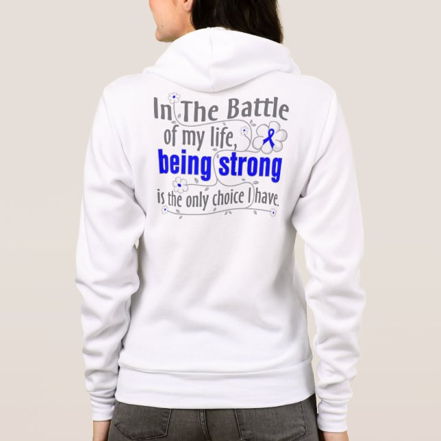 Ankylosing Spondylitis im Kampf Hoodie (Rückseite)