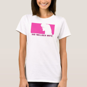 Anlage-Schweißer-Ehefrau "Liga-Reihen " T-Shirt