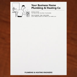 Anlage und Heizbetrieb Letterhead Briefbogen