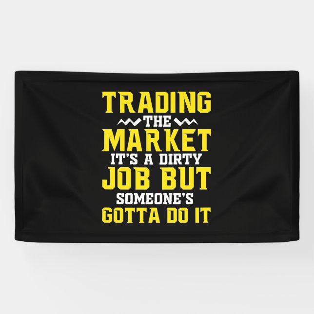 Anleger handeln am Markt Banner (Horizontal)