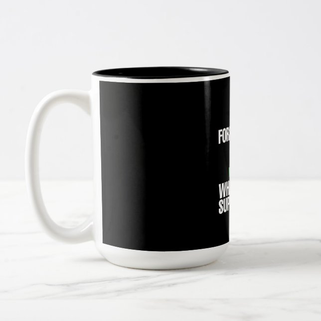 Anleger ich bin Devisenhändler Zweifarbige Tasse (Links)
