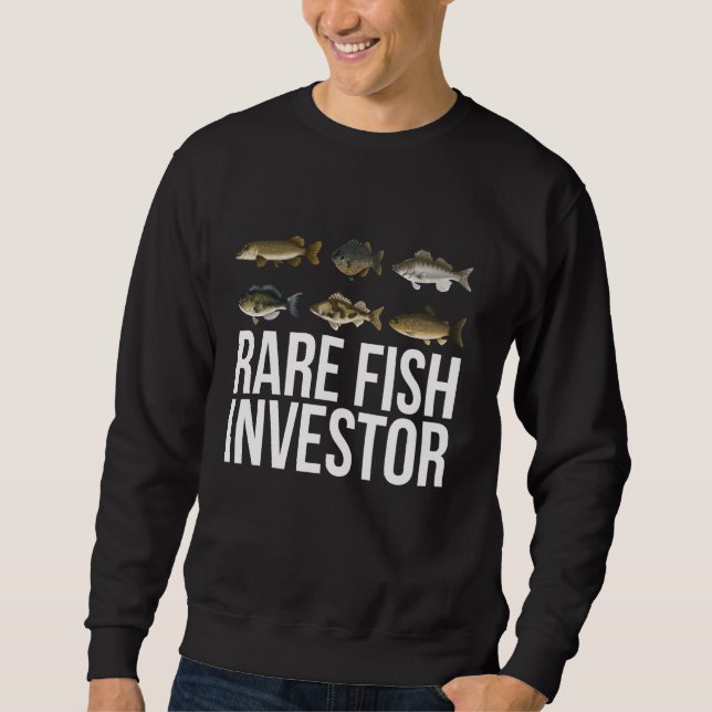 Anleger seltener Fische Sweatshirt (Vorderseite)