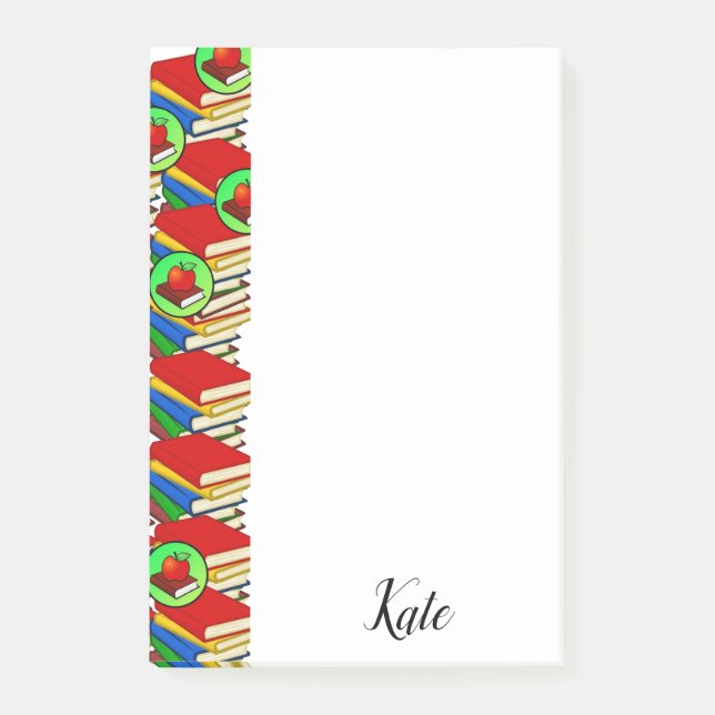 Anleitung für Bücher Post-it Klebezettel (Vorderseite)