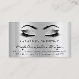 Anleitung für die Nachbehandlung Lashes Extension Visitenkarte