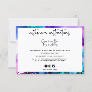 Anleitung für die Nachbehandlung mit Wasserfarbe 2