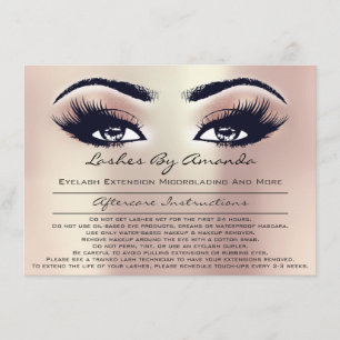 Anleitung für die Nachbehandlung Rosa-Rose-Gold-Pf Einladung