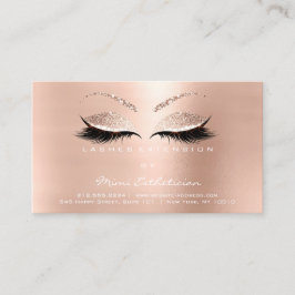 Anleitung für die Nachbehandlung Weiß Lashes Visitenkarte