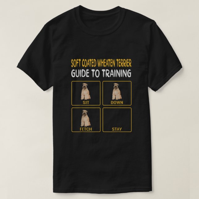 Anleitung für die Schulung des Hundes mit weichem  T-Shirt (Design vorne)