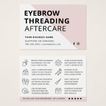 Anleitung zum Eyebrow Threading Aftercare