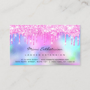 Anleitung zur Nachsorge Lash Bright Pink Tropfen Visitenkarte