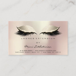 Anleitung zur Nachsorge Lashes Elfenbeinkühe Rose  Visitenkarte