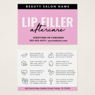 Anleitung zur Pflasterpflege für Mighty Pink Lip F