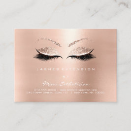 Anleitung zur Verlängerung der Lashes Aftercare-Be Telefonnummerkarte