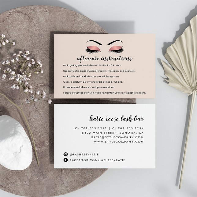 Anleitung zur Verlängerung der Pink Gold Lash Nach Visitenkarte (Von Creator hochgeladen)