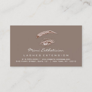 Anleitungen für die Nachsorge Lash Rose Eye Logo B Visitenkarte