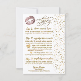 Anleitungen für Dusty Rose & Gold Confetti Lip 3